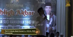 Melalui ceramahnya, Ustadz Abdul Somad menjelaskan hakikat dan makna puasa yang melibatkan hati, pikiran, dan perilaku agar umat Islam meraih derajat takwa secara sempurna. (Sumber: YouTube/Ustadz Abdul Somad Official)