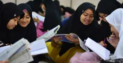 Ilustrasi - Para murid mengikuti kegiatan pesantren kilat puasa Ramadhan. (Sumber: Pondok Pesantren Darunnajah)