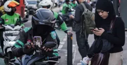 Menaker pastikan ojol dapat pencairan THR 2026. (Sumber: Poskota/Bilal Nugraha Ginanjar)