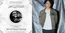 Manajer bisnis Hindia, Yanuar Faisal (Qwang), yang meninggalkan duka mendalam bagi keluarga dan industri musik Indonesia. (Sumber: Instagram/@teamhindia)