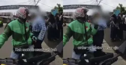 Video viral menampilkan driver ojol membatalkan order penumpang big size. (Sumber: X/@Heraloebss)