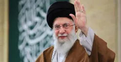 Ayatollah Khamenei pemimpin tertinggi Iran (Sumber: Pinterest/@rizwan naqfi)