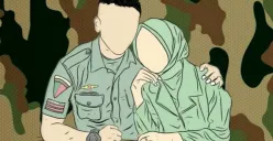Ilustrasi - Sosok ibu Persit diduga selingkuh dengan 13 prajurit TNI AD jadi sorotan. (Sumber: Pinterest/Siti Khafidoh Hafidhoh)