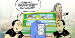 Obrolan warteg hari ini, Sabtu, 28 Februari 2026. (Sumber: Poskota/Arif Setiadi)