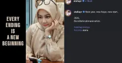 Unggahan Atalia Praratya di awal 2026, doanya untuk tahun baru. (Sumber: Instagram/@ataliapr)