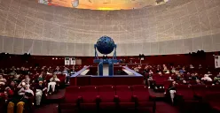 Ilustrasi Planetarium Jakarta. (Sumber: Poskota | Foto: M. Tegar Jihad)