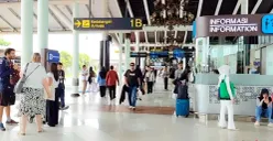 Situasi Terminal 1 Kedatangan, Bandara Soekarno-Hatta, Tangerang. (Sumber: Poskota/Veronica)
