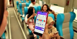 Aplikasi Access by KAI digunakan untuk pemesanan tiket kereta lebaran 2026. (Sumber: KAI)