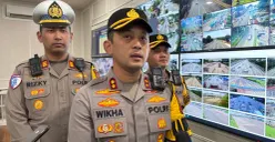 Kapolres Bogor AKBP Wikha Ardilestanto menjelaskan angka kecelakaan di Kabupaten Bogor turun hingga 39 persen selama 2025. (Sumber: Poskota/Giffar Rivana)