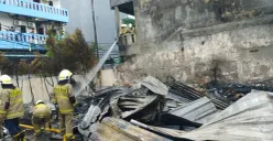 Kebakaran bedeng di Jalan Alpukat RT 01/RW 02, Kelurahan Tanjung Duren Utara, Kecamatan Grogol Petamburan, Jakarta Barat, Senin, 5 Januari 2026. (Sumber: Dok. Istimewa)