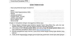 Ilustrasi pelamar PPPK menyiapkan dokumen Surat Pernyataan 16 Poin sebagai syarat administrasi seleksi Kemenkumham 2026. (Sumber: Dok/Kemenham.go.id)