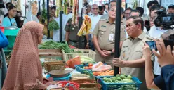 Gubernur DKI Jakarta Pramono Anung meresmikan Pasar Kombongan di Kemayoran, Jakarta Pusat, Selasa, 6 Januari 2026. (Sumber: Kominfo)