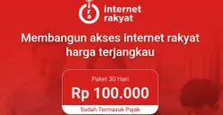Layanan Internet Rakyat mulai aktif pada Januari 2026. (Sumber: Internet Rakyat.)