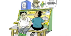 Obrolan Warteg hari ini. (Sumber: Poskota/Arif Setiadi)