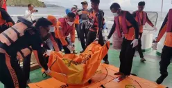 Tim SAR Gabungan menemukan satu jenazah korban tenggelamnya KM Putri Sakinah di perairan Pulau Padar, Labuan Bajo, Manggarai Barat, NTT, Selasa, 6 Januari 2026. (Sumber: Dok. Tim SAR)