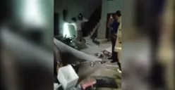 Sebuah rumah tinggal berlantai dua di Jalan Jelambar III, Grogol Petamburan, Jakarta Barat, hancur akibat ledakan tabung gas pada Rabu, 7 Januari 2026 pagi. (Sumber: Istimewa)