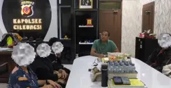Kapolsek Cileungsi Kompol Edison saat melakukan audiensi bersama sepasang kekasih yang hendak melakukan aborsi di kawasan Cibogo, Megamendung, Bogor. (Sumber: Dok. Polsek Cileungsi)