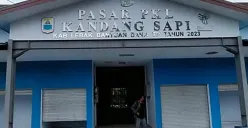 Kondisi pasar semi di Rangkasbitung, Lebak yang akan dilakukan penambahan fasilitas. (Sumber: Poskota/Samsul Fatoni)