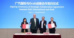 Grab menggandeng GAC untuk menghadirkan 20.000 kendaraan listrik di Asia Tenggara. (Sumber: GAC)