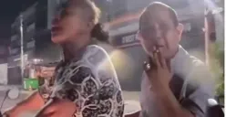 Seorang pria ngamuk dan ngomong kasar saat ditegur merokok di jalan (Sumber: Instagram/@jktinfoid)