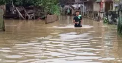 Kondisi banjir di wilayah Kabupaten Pandeglang. (Sumber: Poskota/Samsul Fatoni)