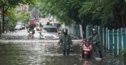 Banjir rendam sejumlah wilayah di Jakarta Utara, Senin 12 Januari 2026. (Sumber: Poskota/Bilal Nugraha)