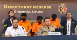 Komplotan curanmor bersenjata api ditangkap, sempat beraksi dan tembak warga di Palmerah Jakarta Barat. (Sumber: Dok. Humas Polda Metro Jaya)