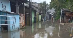 Banjir di Perumahan Villa Tomang, Kecamatan Pasar Kemis, Kabupaten Tangerang. (Sumber: BPBD Kabupaten Tangerang)