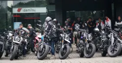 Komunitas pengguna QJMotor mendeklarasikan QJRiders Indonesia Chapter Jakarta. (Sumber: QJMotor)