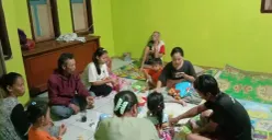 Wara terdampak banjir di Kecamatan Patia, Kabupaten Pandeglang, bermalam di pengungsian. (Sumber: Dok. Kades Idaman)