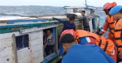 Kapal kayu KM Nabilah mengalami kecelakaan di perairan sebelah Tenggara Pulau Gosong Sekati, Kepulauan Seribu Utara, Selasa, 13 Januari 2026. (Sumber: Istimewa)