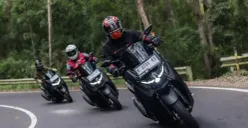 Ilustrasi touring jarak jauh menggunakan sepeda motor. (Sumber: Yamaha)