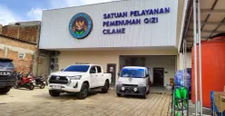 Dapur SPPG Cilame, di Kampung Cipametingan, Desa Cilame, Kecamatan Ngamprah, Bandung Barat. (Sumber: Poskota/Gatot Poedji Utomo)