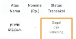 Penyebab gagal cek rekening bansos PKH dan BPNT. (Sumber: Facebook/Akram PKH dan BPNT)