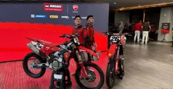 Ducati MX Team Indonesia resmi dikukuhkan dan siap berlaga di musim 2026. (Sumber: Poskota/Dimas Prassetyo)