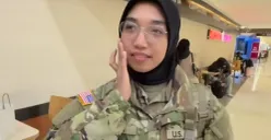 Seorang wanita Indonesia dikabarkan bergabung menjadi tentara AS. (Sumber: Instagram/@bubda_kesidaa)