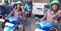 Pria pelaku penusukan tukang parkir dan pengendara pemotor di Jalan Montong, Jagakarsa, pada Senin, 19 Januari 2026. (Sumber: Instagram/@jagakarsa_update)