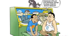 Obrolan Warteg tentang penanganan bencana di Kabupaten Pati. (Sumber: Poskota/Arif Setiadi)