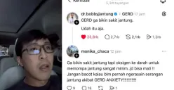 Dokter Tirta murka setelah dokter spesialis jantung diserang netizen. Ia meluruskan mitos GERD, menjelaskan penyebab kematian mendadak, dan fakta gangguan jantung. (Sumber: Instagram/@dr.tirta)