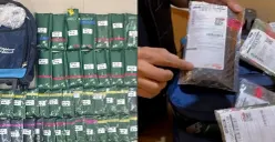 Ilustrasi modus pengiriman narkoba dengan resi palsu atau paket ekspedisi. (Sumber: Polda Metro Jaya)