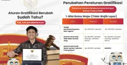 KPK resmi menerbitkan Peraturan Nomor 1 Tahun 2026 tentang perubahan pelaporan gratifikasi. (Sumber: Instagram/@official.kpk)