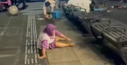 Pedagang sate di kawasan Malioboro nangis hingga berguling-guling saat dirazia Satpol PP (Sumber: Instagram/@haijogjacom)