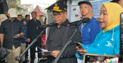 Gubernur Jakarta Pramono Anung saat menyampaikan pernyataan kepada awak media di Cawang, Jakarta Timur, Kamis, 29 Januari 2026. (Sumber: Poskota/M Tegar Jihad)