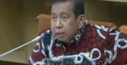 Anggota Komisi III DPR RI, Safaruddin, saat mencecar Kapolres Sleman Kombes Pol Edy Setyanto terkait penetapan status tersangka terhadap Hogi Minaya. (Sumber: YouTube/TV Parlemen)