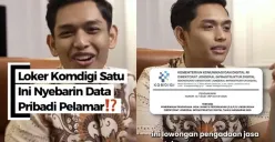 Abil Sudarman menyoroti dugaan kebocoran data pelamar lowongan Komdigi yang bisa diakses publik. (Sumber: Instagram/@abilsudarman)