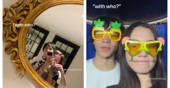 Anaia Victoria dan Noah Sinclair, putra penyanyi sekaligus aktris Bunga Citra Lestari (BCL) diduga pacaran. (Sumber: TikTok/@anaiavictoriaaa)
