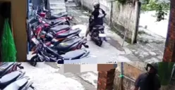 Aksi curanmor di wilayah Kebon Jeruk, Jakarta Barat, Senin, 1 Juni 2026. (Sumber: Istimewa)