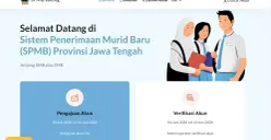 Pendaftaran SPMB Jateng 2026 dibuka mulai hari ini, Rabu, 3 Juni 2026. (Sumber: SPMB Jateng)