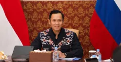 Menko Infra AHY bertemu Duta Besar RI untuk Rusia Jose A.M. Tavares, jajaran KBRI Moskow, dan perwakilan diaspora di Rusia, Minggu, 31 Mei 2026. (Sumber: Dok. Kemenko Infra)