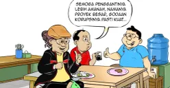 Ilustrasi obrolan warteg, Kamis, 4 Juni 2026. (Sumber: Poskota/Arif Setiadi)